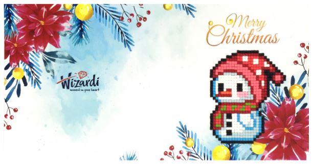 click here to view larger image of Merry Christmas  (Diamond Embroidery)