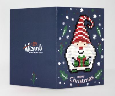 click here to view larger image of Merry Christmas - Gnome (Diamond Embroidery)