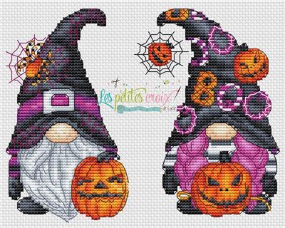 click here to view larger image of Halloween Gnomes (chart)