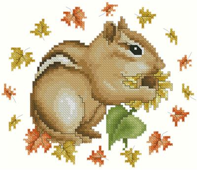 click here to view larger image of Autumn Chipmunk (chart)