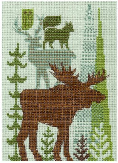 click here to view larger image of Forest Folklore (counted cross stitch kit)