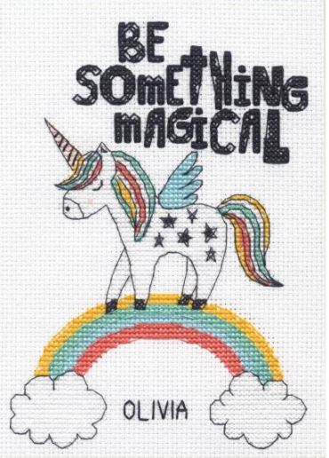 click here to view larger image of Be Something Magical (counted cross stitch kit)