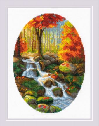click here to view larger image of Autumn Foliage (counted cross stitch kit)