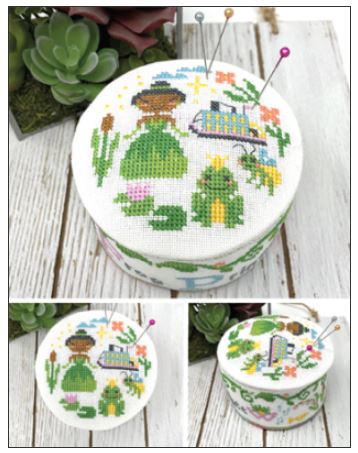 click here to view larger image of Fairy Tale Pin Cushions - Frog Prince (chart)