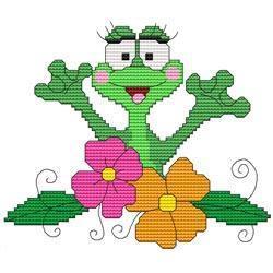 click here to view larger image of Funny Frog Flowers (chart)