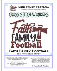 click here to view larger image of Faith Family Football (chart)