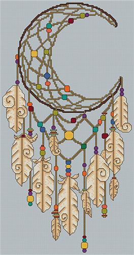 click here to view larger image of Crescent Dream Catcher (chart)