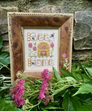 click here to view larger image of Bee Home (counted cross stitch kit)