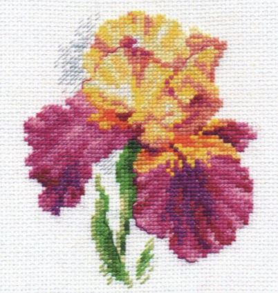 click here to view larger image of Irises  (counted cross stitch kit)