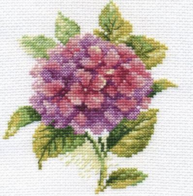 click here to view larger image of Hydrangea   (counted cross stitch kit)