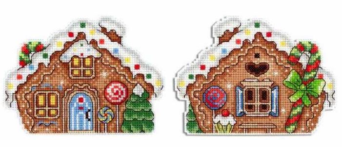click here to view larger image of Gingerbread House (counted cross stitch kit)