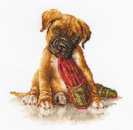 click here to view larger image of Boxer, The (counted cross stitch kit)