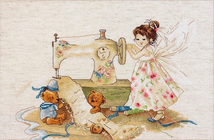 click here to view larger image of Fairy Needlewoman, The (counted cross stitch kit)
