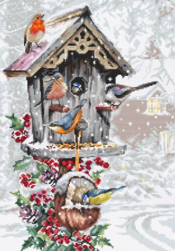 click here to view larger image of Bird House (counted cross stitch kit)