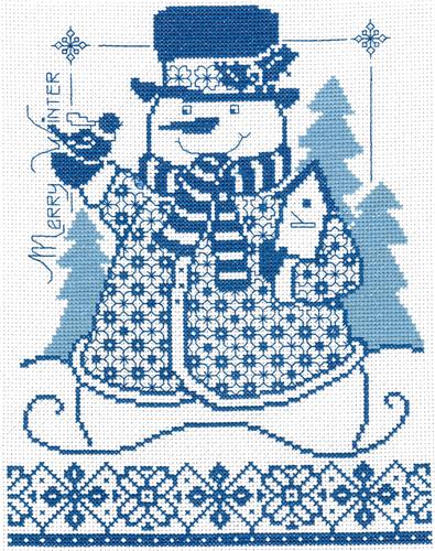 click here to view larger image of Merry Winter Snowman (chart)
