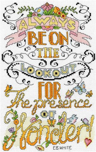 click here to view larger image of Lookout for Wonder (counted cross stitch kit)