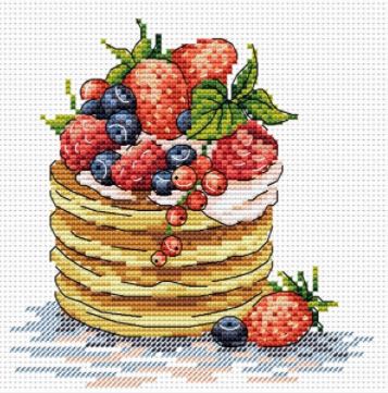 click here to view larger image of Breakfast Time (counted cross stitch kit)