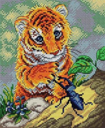 click here to view larger image of Lets Be Friends (counted cross stitch kit)