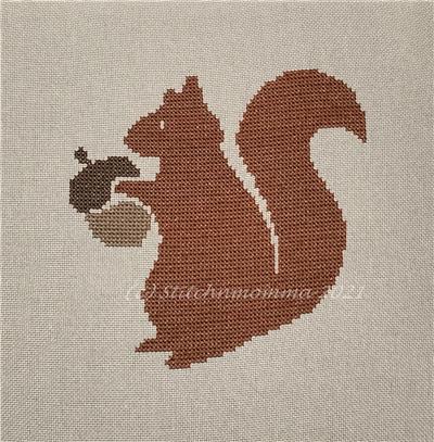 click here to view larger image of Squirrel Silhouette (chart)