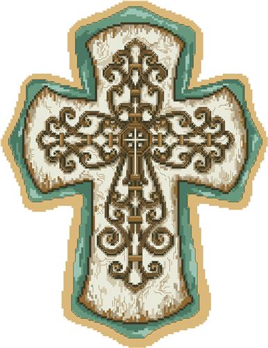 click here to view larger image of Layered Cross (chart)