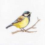 click here to view larger image of Great Tit (counted cross stitch kit)