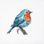 click here to view larger image of Bluebird  (counted cross stitch kit)