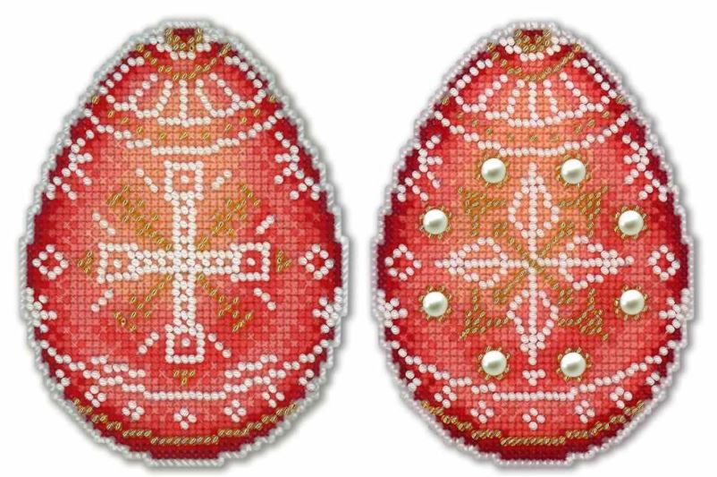 click here to view larger image of Red Easter Egg (counted cross stitch kit)