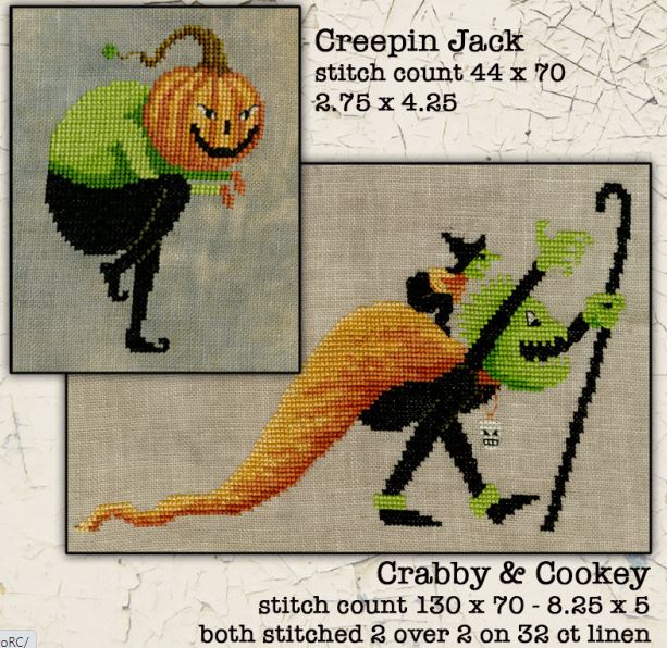 click here to view larger image of Fabulous Monsters 3 - Crabby and Cookey with Creepin Jack (chart)