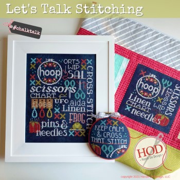 click here to view larger image of Lets Talk Stitching (chart)