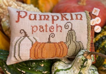 click here to view larger image of Pumpkin Patch Pillow (chart)
