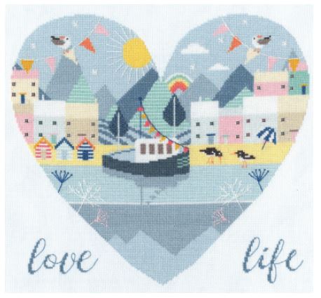 click here to view larger image of Love Life (counted cross stitch kit)
