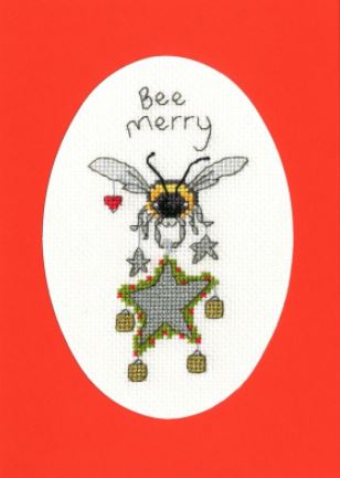 click here to view larger image of Bee Merry (counted cross stitch kit)