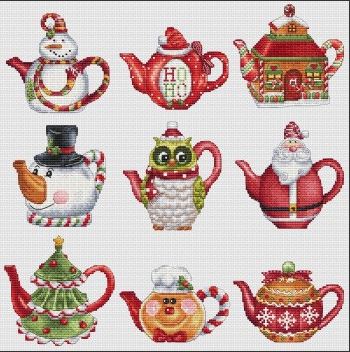 click here to view larger image of Christmas Cups (chart)