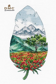 click here to view larger image of Mountain Landscape - 3 (counted cross stitch kit)