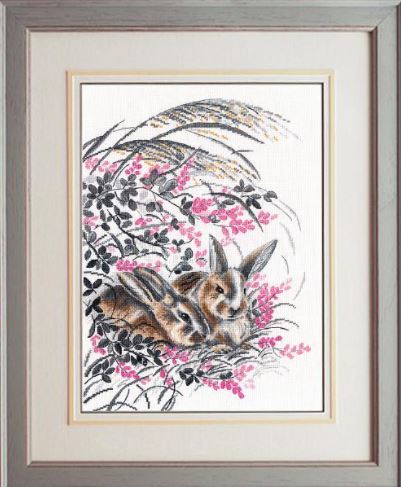 click here to view larger image of Rabbit (counted cross stitch kit)