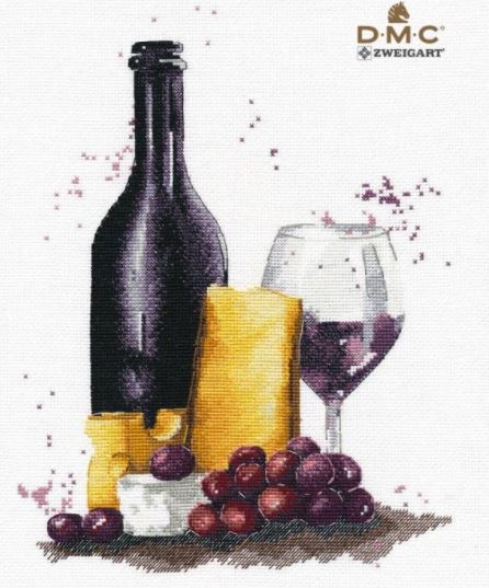 click here to view larger image of French Still Life (counted cross stitch kit)
