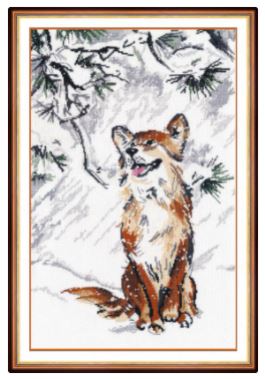 click here to view larger image of First Snow was Falling, The (counted cross stitch kit)