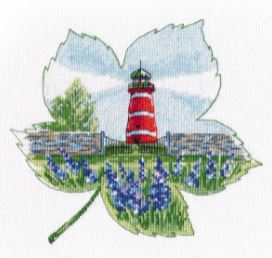 click here to view larger image of Lighthouse of Narsholmen, The (counted cross stitch kit)