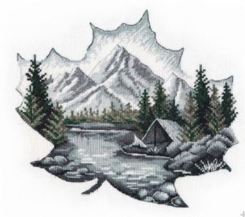 click here to view larger image of Alone with Nature (counted cross stitch kit)