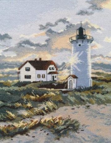 click here to view larger image of Coastal Lighthouse (counted cross stitch kit)