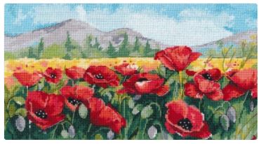 click here to view larger image of Poppies (counted cross stitch kit)