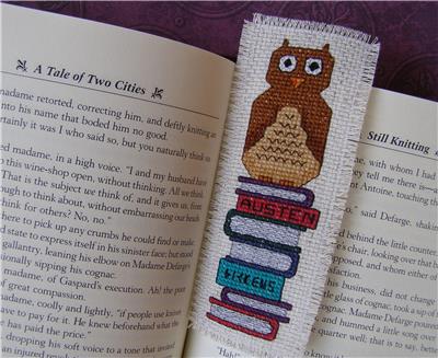 click here to view larger image of Owl Sitting on Books (chart)
