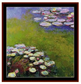 click here to view larger image of Waterlilies 15 - Monet (chart)