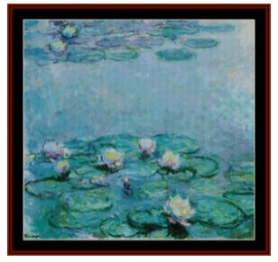 click here to view larger image of Waterlilies 14 - Monet (chart)