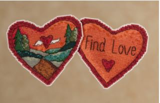 click here to view larger image of Find Love (2021) (counted cross stitch kit)