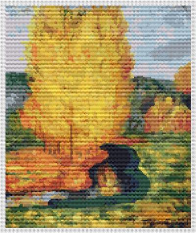 click here to view larger image of Autumn Landscape (Paul Gaugin) (chart)