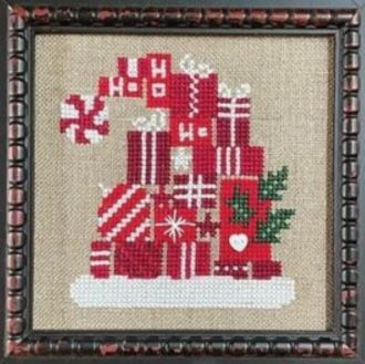 click here to view larger image of Santa's Hat of Holly  (counted cross stitch kit)