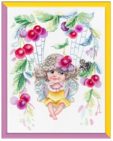 click here to view larger image of Cherry Fairy (counted cross stitch kit)