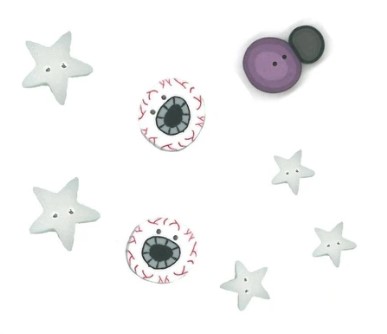 click here to view larger image of Come Sit A Spell Button Pack - JAB9373.G  (button pack)