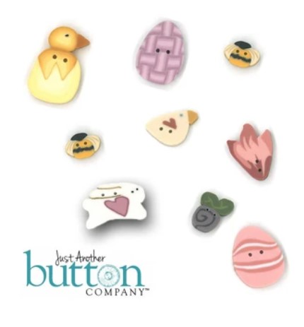 click here to view larger image of Scatter Eggs Button Pack - JAB8481 (button pack)